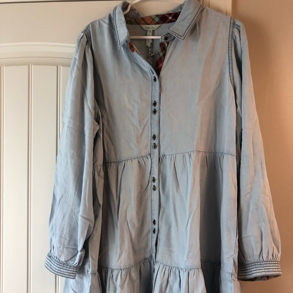 Jupe Matilda Jane Chambray Motif Cerf-volant - Taille 6 - Coton